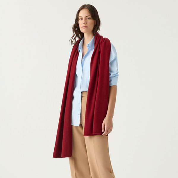 100% Pure Cashmere Travel Wrap - Comfy & Versatile